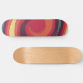 Retro Abstract Skateboard (Horizontaal)