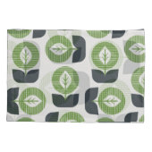 Retro Abstracte bladeren: naadloze stijl Kussensloop (Achterkant)