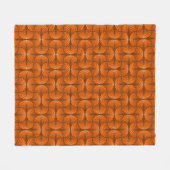 Retro Abstracte Fleece Blanket (Voorkant (Horizontaal))