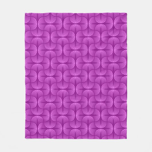 Retro Abstracte Fleece Blanket (Voorkant)