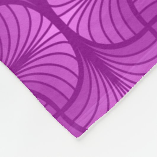 Retro Abstracte Fleece Blanket (Hoek)