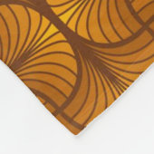 Retro Abstracte Fleece Blanket (Hoek)