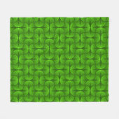 Retro Abstracte Fleece Blanket Deken (Voorkant (Horizontaal))