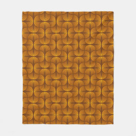 Retro Abstracte Fleece Blanket Deken