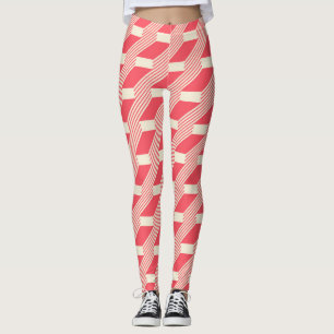 Retro Abstracte geometrische, trappen. Leggings