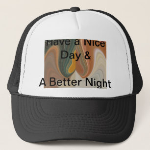 Retro Abstracte Kunst Print Product aanpassen Trucker Pet