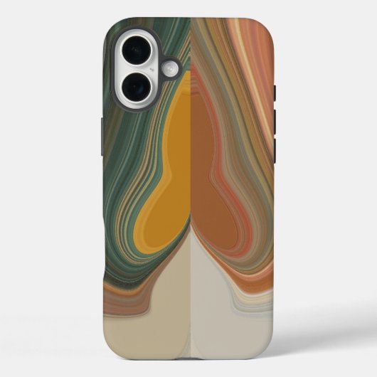 Retro Abstracte kunstdruk Case-Mate iPhone Case (Achterkant)