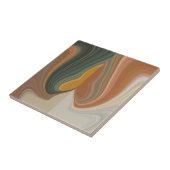 Retro Abstracte kunstdruk Tegeltje (Zijkant)