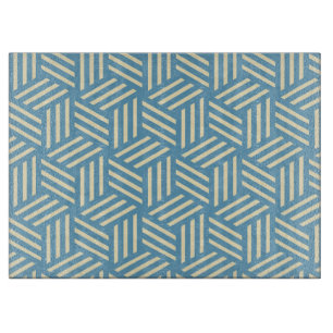 Retro Abstracte optische illusie kubussen patroon Snijplank