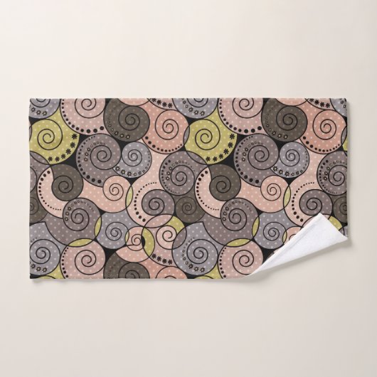 Rétro, abstrait (Serviette à main)