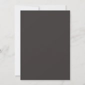 Retro Abstrait Invitation Vintage 18e anniversaire (Dos)