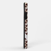 Retro Abstrait Textile Motif iPhone 5 Coque (Dos/Droite)