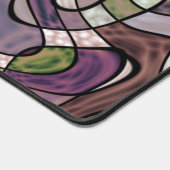 Retro Abstrait violet violet mosaïque Motif d'art (Coin)