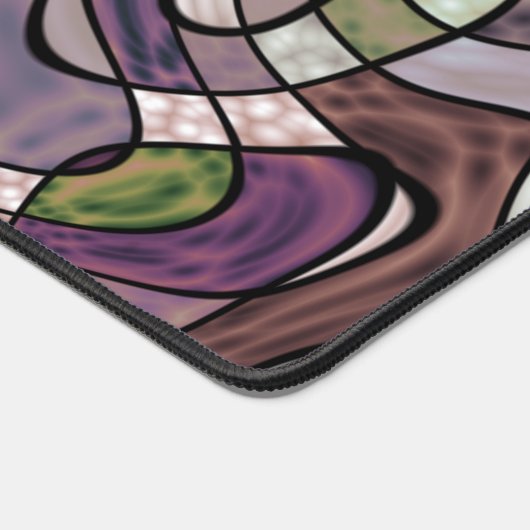 Retro Abstrait violet violet mosaïque Motif d'art (Coin)