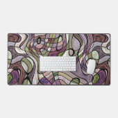 Retro Abstrait violet violet mosaïque Motif d'art (Clavier et souris)