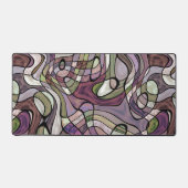 Retro Abstrait violet violet mosaïque Motif d'art (Recto)