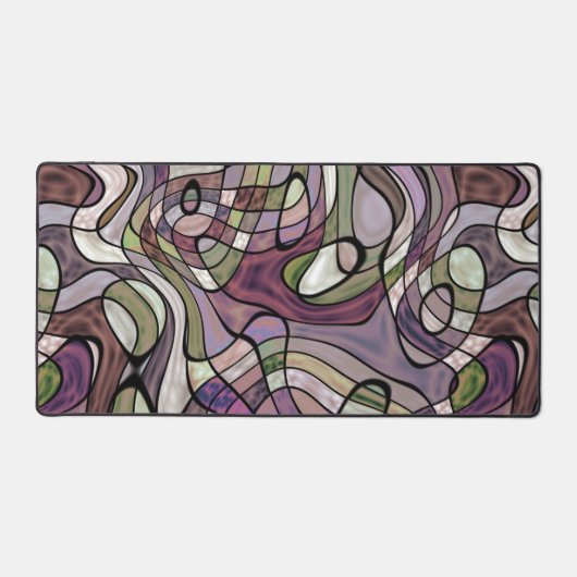 Retro Abstrait violet violet mosaïque Motif d'art (Recto)