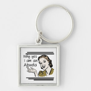 Retro Abuela Gifts Sleutelhanger