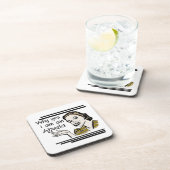 Retro Abuela Gits Bier Onderzetter (Rechterzijde)