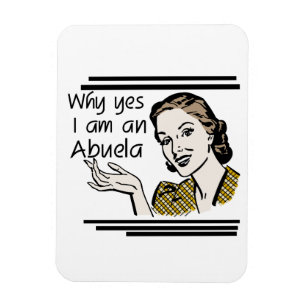Retro Abuela Gits Magneet