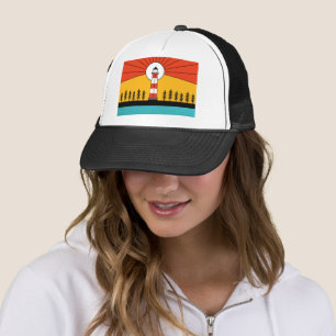 Retro Acadia Nationaal Park Maine Portland Souveni Trucker Pet
