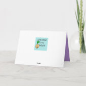 Retro Accueil pour les Fêtes Carte de Noël (Dos)