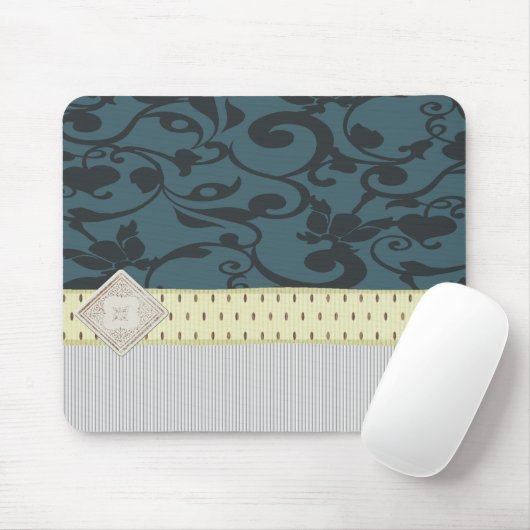 Retro-achtergrond Muismat (Met muis)