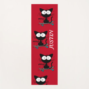  retro acrobatische katten Gang Yogamat