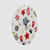 Retro Actief bioscoop/bioscoop Ornament (voorkant)