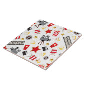 Retro Actief bioscoop/bioscoop Tegeltje (Zijkant)