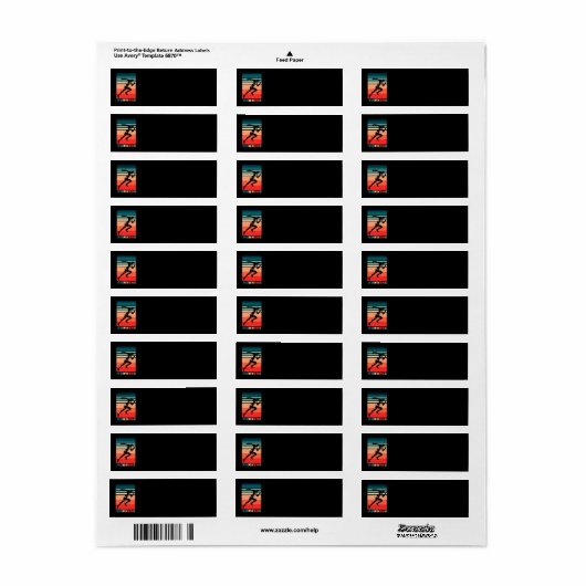Retro - actief etiket (Full Sheet)