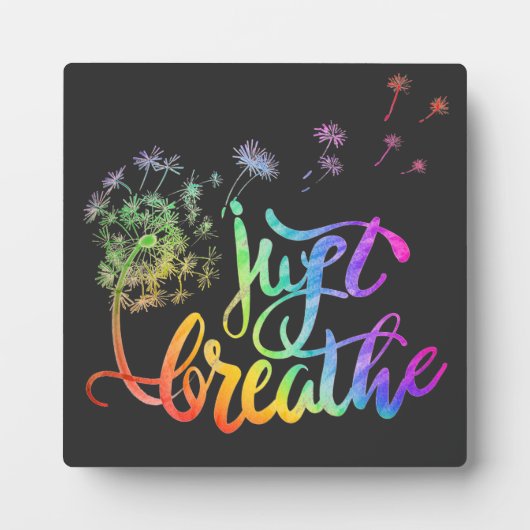 Retro Adem gewoon paardenbloem in de wind Fotoplaat (Voorkant)