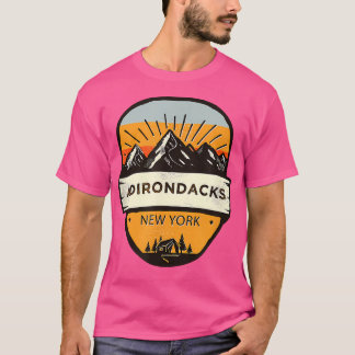 Retro Adirondacks New York Souvenir Actief T-shirt