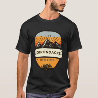 Retro Adirondacks New York Souvenir T-shirt