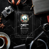 Retro Adventure wacht op afstudeerfeest van acryl Acryl Uitnodigingen