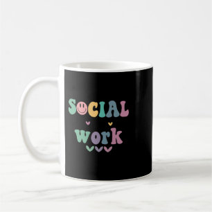 Retro Advocate Support Empower Boho Hearts Social Koffiemok