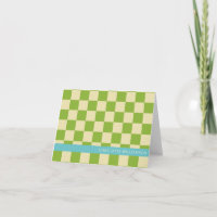 Retro Aesthetisch Checkerboard Groen Aangepast