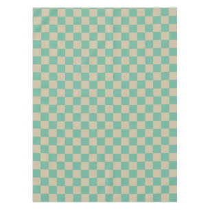 Retro Aesthetische Checkerboard Patroonafbeelding Tafelkleed