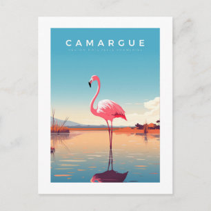 Retro affiche - reis - vintage - camargue - Hive Feestdagenkaart