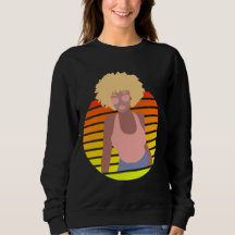 RETRO AFRO KONINGIN - AFRO AMERIKAANSE KONINGIN