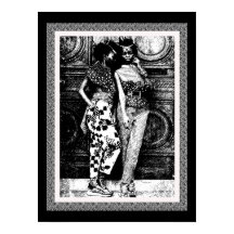 Retro Afro Pop Art Mode