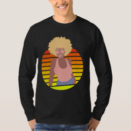 RETRO AFRO QUEEN - AFRO AMERIKAANSE QUEEN T-SHIRT