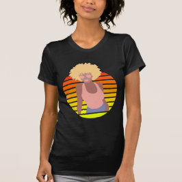 RETRO AFRO QUEEN - AFRO AMERIKAANSE QUEEN T-SHIRT
