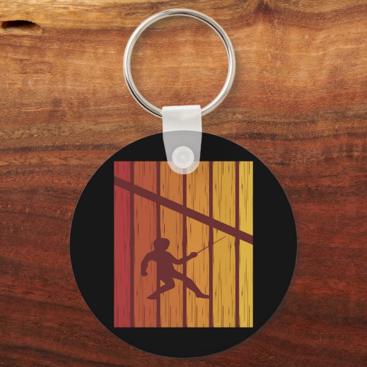 Retro afschermingen sleutelhanger (Voorkant)