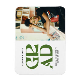 Retro Afstudeerder aankondiging Magneet