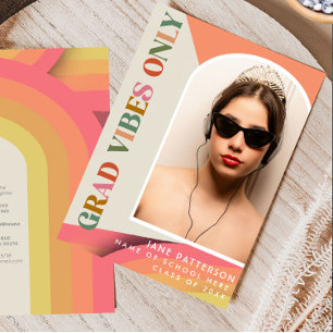 Retro afstudeerder vibes aankondiging