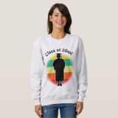 Retro Afstuderen Afstuderen Pet & jurk Vrouw Meisj (Voorkant volledig)