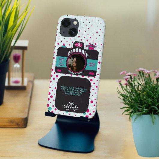 Retro Afstuderen foto Motivatie offerte Gepersonal Case-Mate iPhone Case