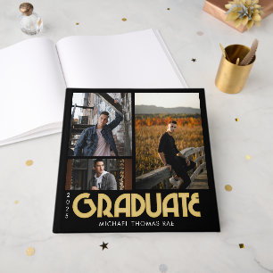 Retro Afstuderen Multi Photo Gastboek Gastenboek