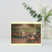 Retro, Airport Cocktail Lounge Briefkaart (Staand voorkant)